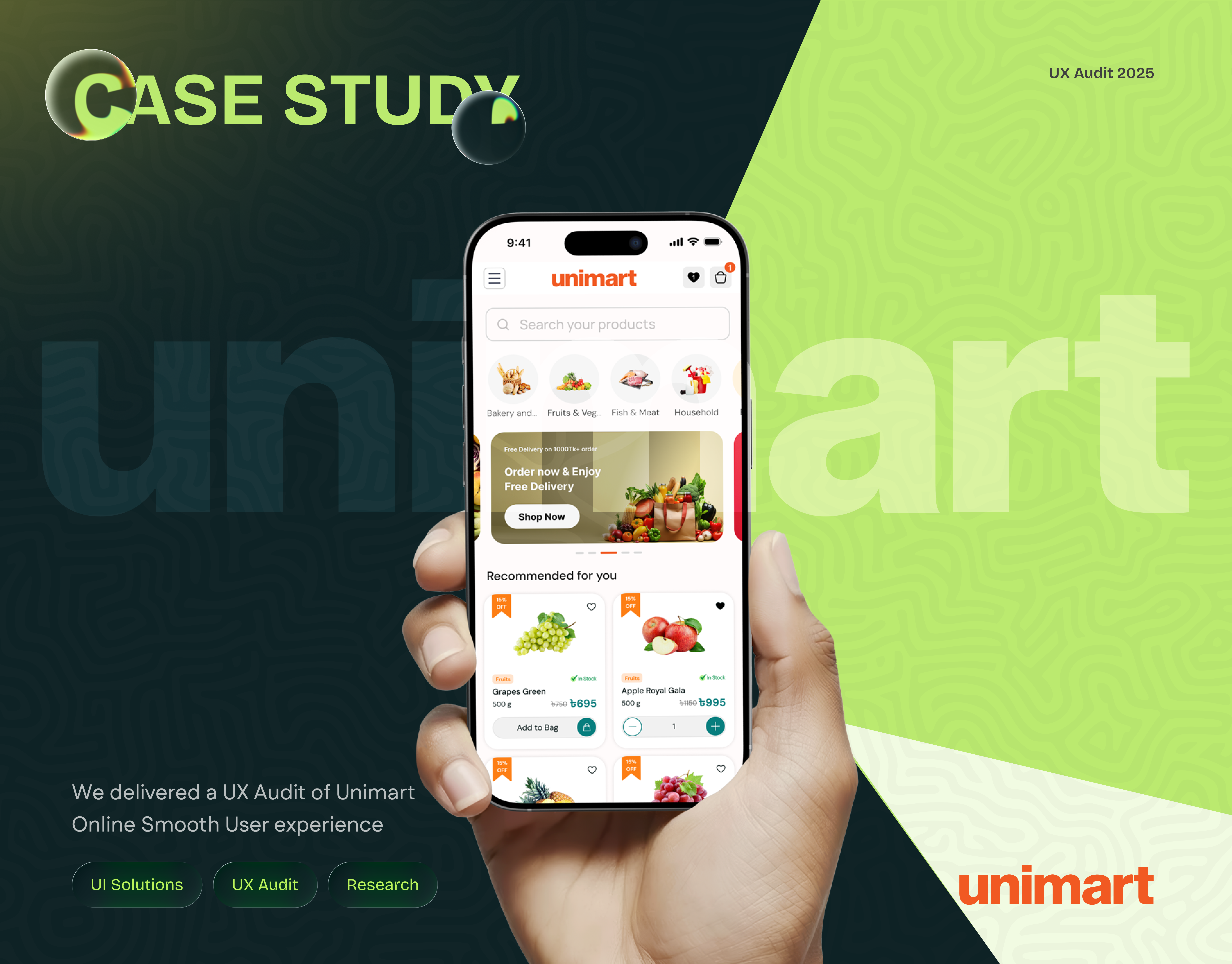 UX Audit & Redesign – Unimart Website